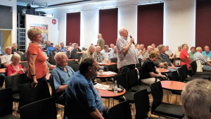 „Armut im Alter“ waren das Thema der Veranstaltung im Wichernhaus, zu der DGB und IG Metall eingeladne hatten. Foto: Thomas Engel