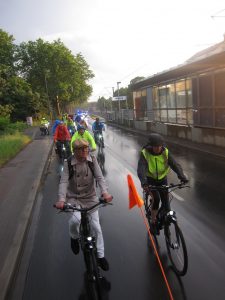 Ghost Bike - Ride of Silence unterwegs (Foto Dortmunder Radverkehrsinitiativen)