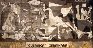Pablo Picassos Gemälde erinnert an die Zerstörung der spanischen Stadt Guernica durch die deutsche Legion Condor. Foto: wikipedia