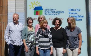 MitarbeiterInnen des Kinderschutzbundes in der Dortmunder Nordstadt stellten ihre Aktivitäten vor. Foto: Ole Corneliussen