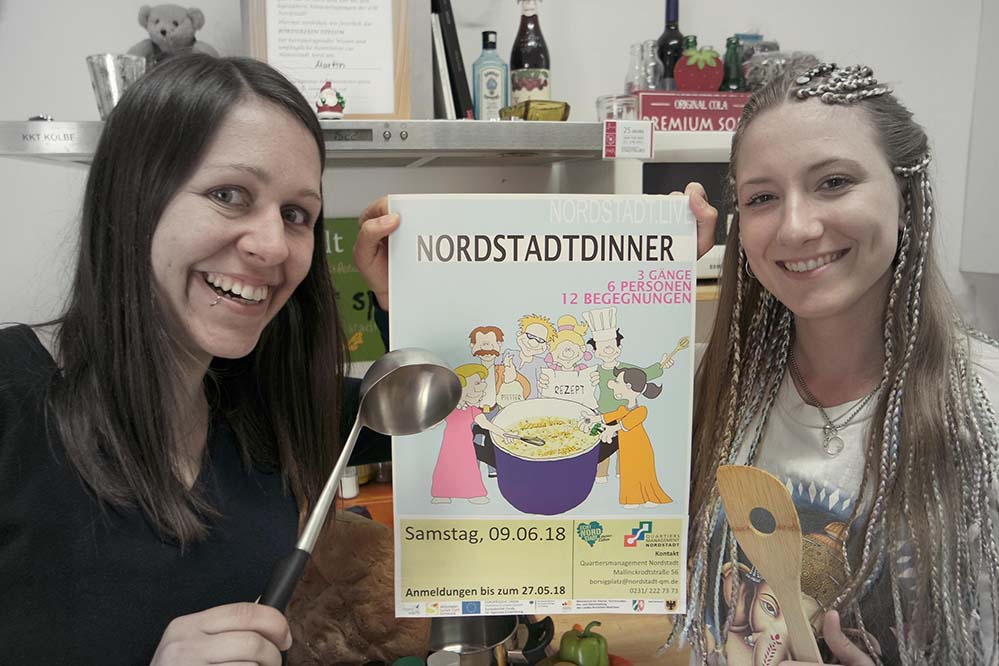 Beim Quartiersmanagament Nordstadt herrscht Vorfreude auf das 22. Nordstadtdinner. Foto: QM Nordstadt