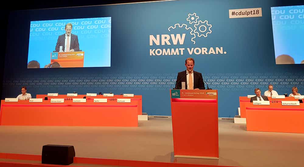 Der Dortmunder CDU-Chef Steffen Kanitz ist zum Landesschatzmeister gewählt worden.