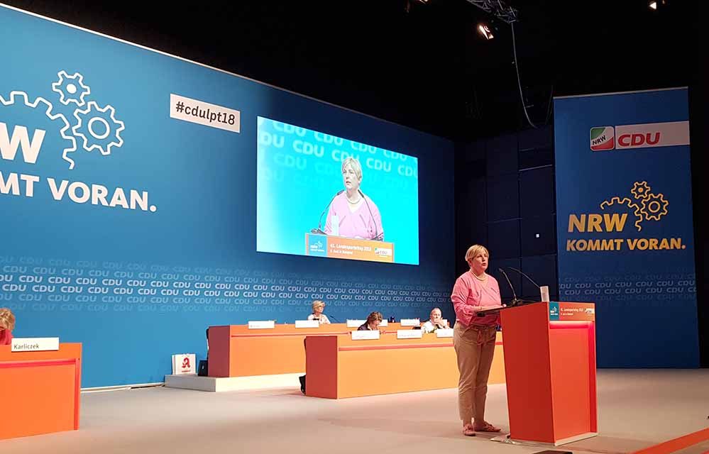 Die frühere Landtagsabgeordnete Claudia Middendorf wurde erneut mit hervorragendem Ergebnis als Beisitzerin gewählt.