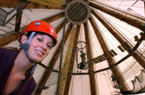 Der beliebte Hochseilgarten ist schon seit rund zwei Jahren wegen Baufälligkeit gesperrt. Archivbild: Alex Völkel