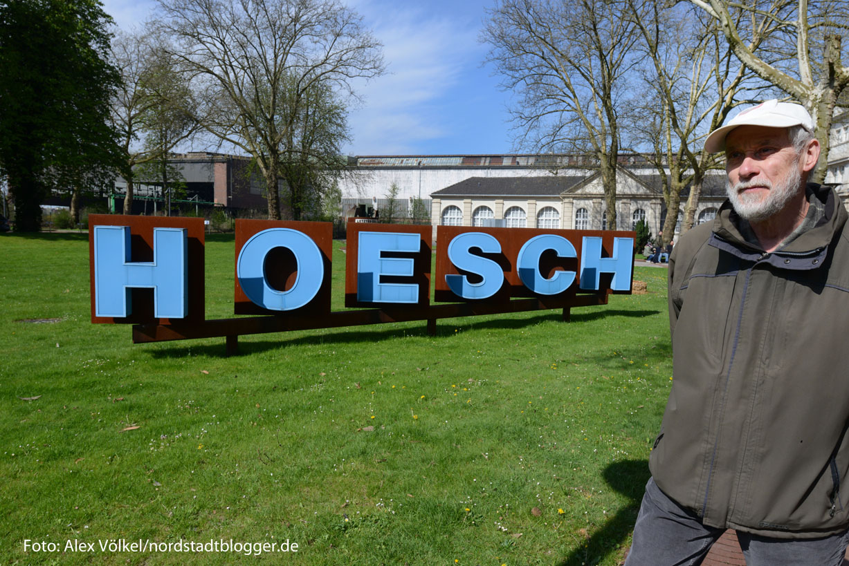 Hans Reimund Hahn geht mit auf die Spurensuche nach der Geschichte von Hoesch. Foto: Alex Völkel