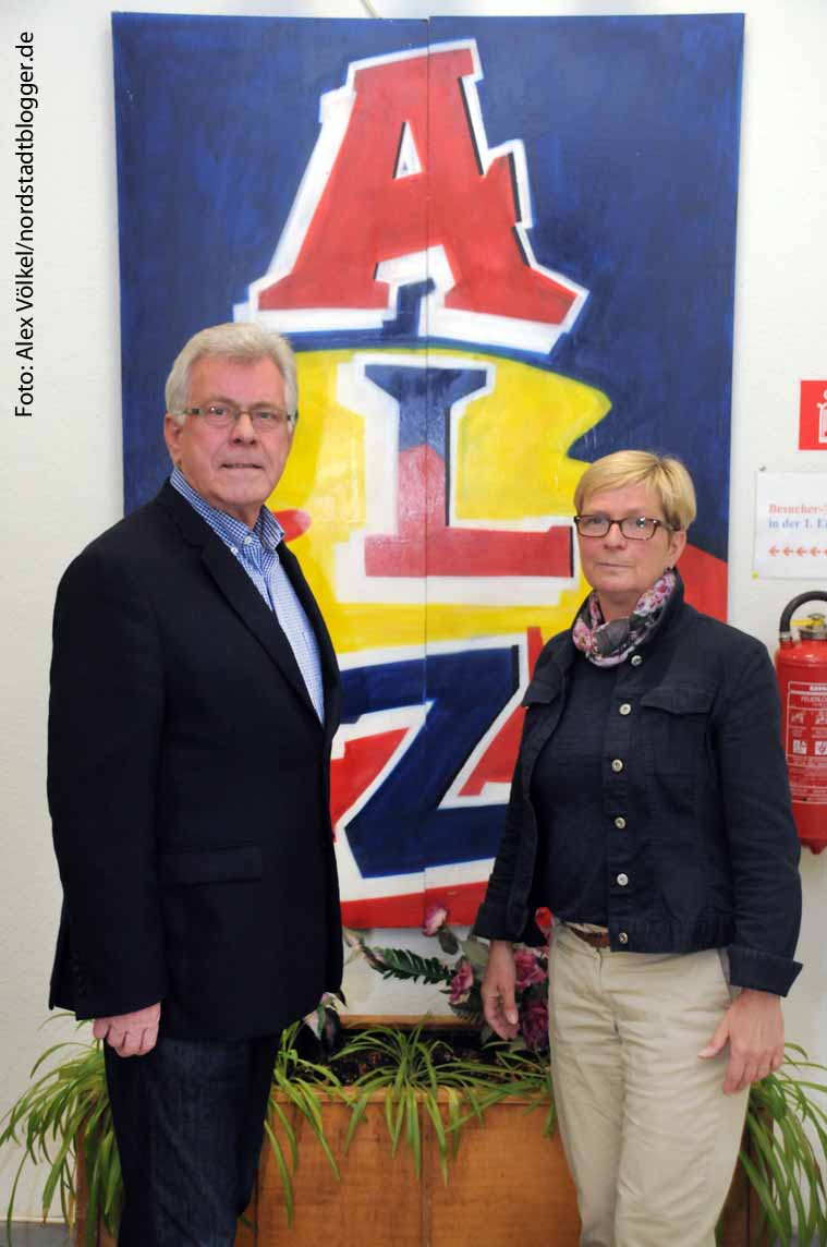Gisela Tripp leitet das ALZ, eberhard Weber ist Vorsitzender des Trägervereins. Foto: Alex Völkel