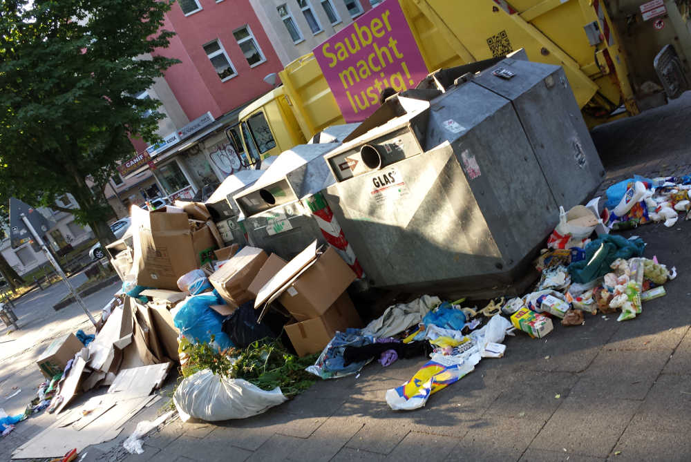 Wilde Müllkippe in der Nordstadt