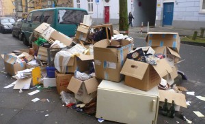 Wilde Müllkippe in der Nordstadt