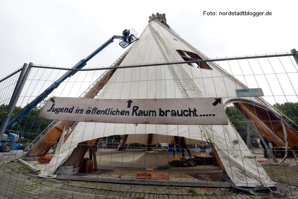 Big Tipi Baubeginn