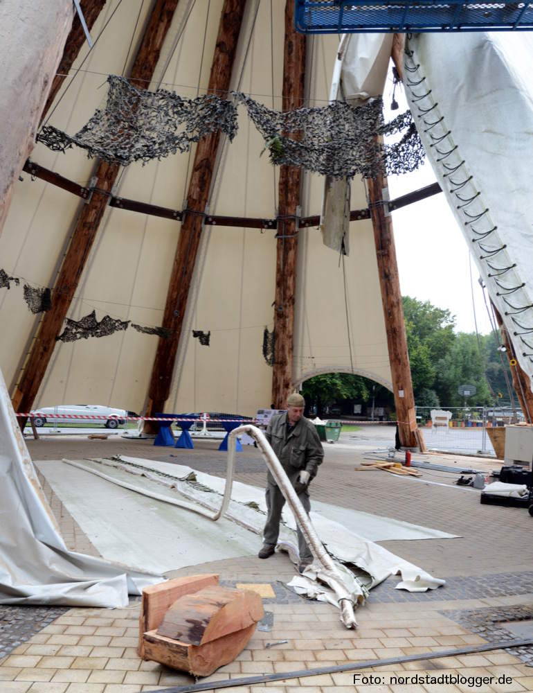 Big Tipi Baubeginn