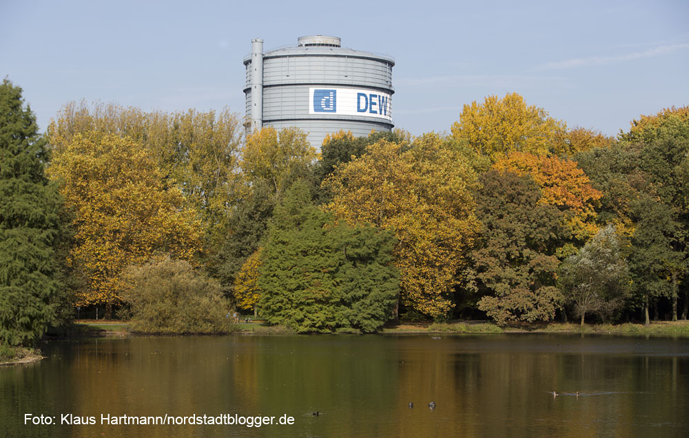 Der Fredenbaumpark im Herbst