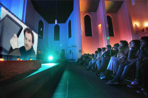 Den vergangenen Dortmund-Tatort sahen 250 Leute in der Pauluskirche an der Schützenstraße. Foto: Oliver Schaper/Kulturkirche