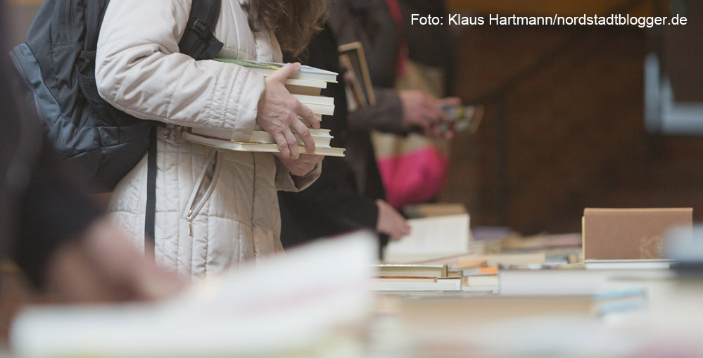 Bücher-Schnäppchenmarkt der Buch- und Medienfernleihe für Gefangene und Patienten im Dietrich-Keuning-Haus