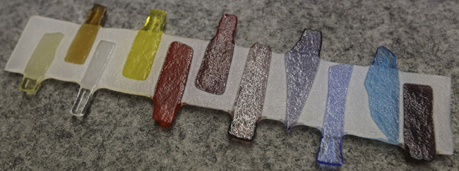 Workshop Glasverschmelzung in Heide Kempers Atelier im Depot