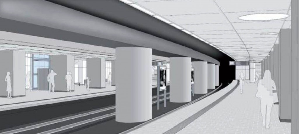 Stadtbahnstation - Animation