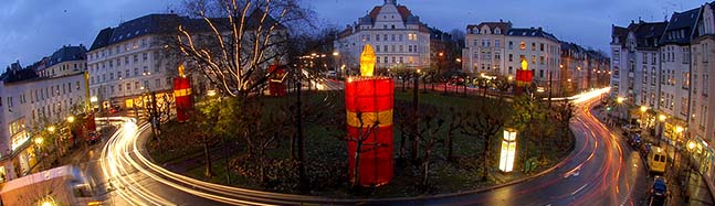 Der Borsigplatz als Adventskranz