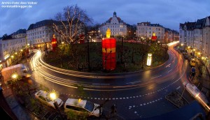 Der Borsigplatz als Adventskranz