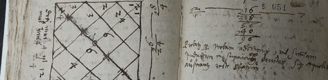 Original-Manusskript aus der Zeit um 1540 von Johann Albert