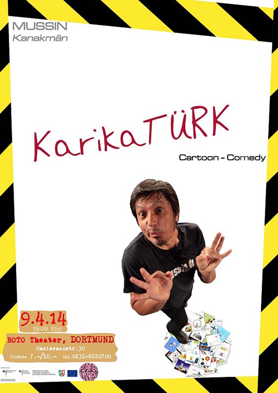 „Karikatürk“: Cartoon-Comedy mit Muhsin Omurca im Roto-Theater