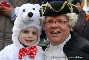 Rosenmontagszug 2014 auf der Münsterstraße