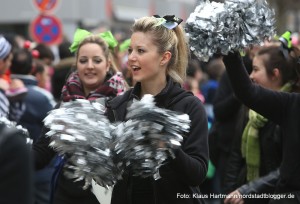 Rosenmontagszug 2014 auf der Münsterstraße