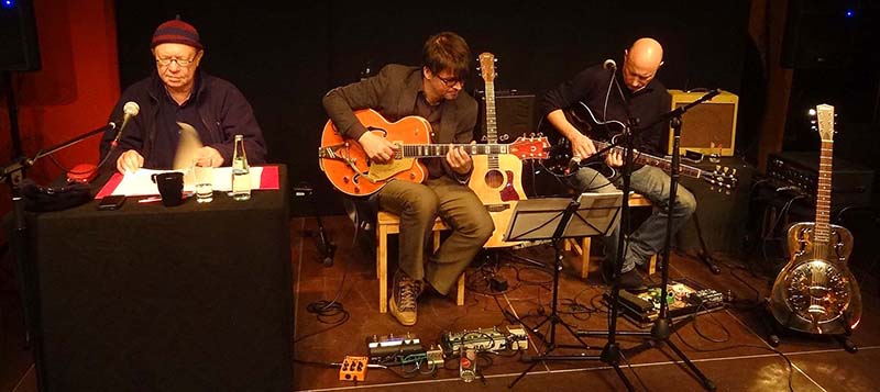 Rolf Dennemann, Gregor Hengesbach und Thomas Erkelenz sorgen für den Rosinenblues. Foto: Veranstalter