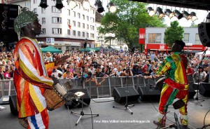 Das Münsterstraßenfest  ist zentraler Bestandteil der Internationale Woche. Archivbild: Alex Völkel