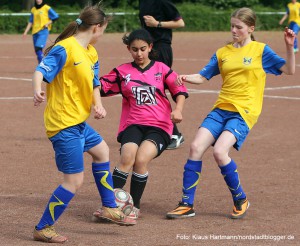 Mädchen-Fußballmannschaft Asteria