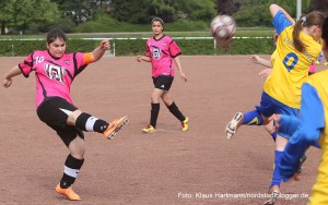 Mädchen-Fußballmannschaft Asteria