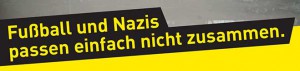 BVB-Aktion gegen Nazis im Fußball