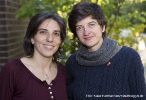 Italienverein im Depot. Irene Gallerani und Jenny Eimer v. l.