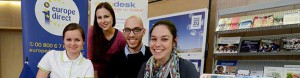 Eurodesk informiert und berät Jugendliche kostenlos und neutral über Möglichkeiten, ins Ausland zu gehen.