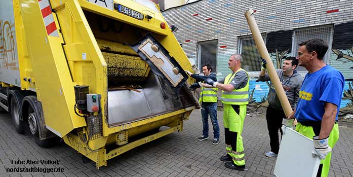 EDG-Sperrmüllaktion im Schleswiger Viertel