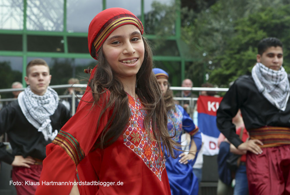 Tanzfolk 2014 am Dietrich-Keuning-Haus. Palestinesischer Tanz