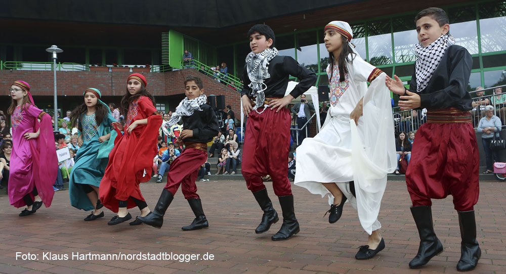 Tanzfolk 2014 am Dietrich-Keuning-Haus. Palestinesischer Tanz