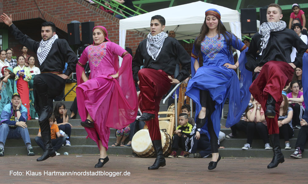 Tanzfolk 2014 am Dietrich-Keuning-Haus. Palestinesischer Tanz
