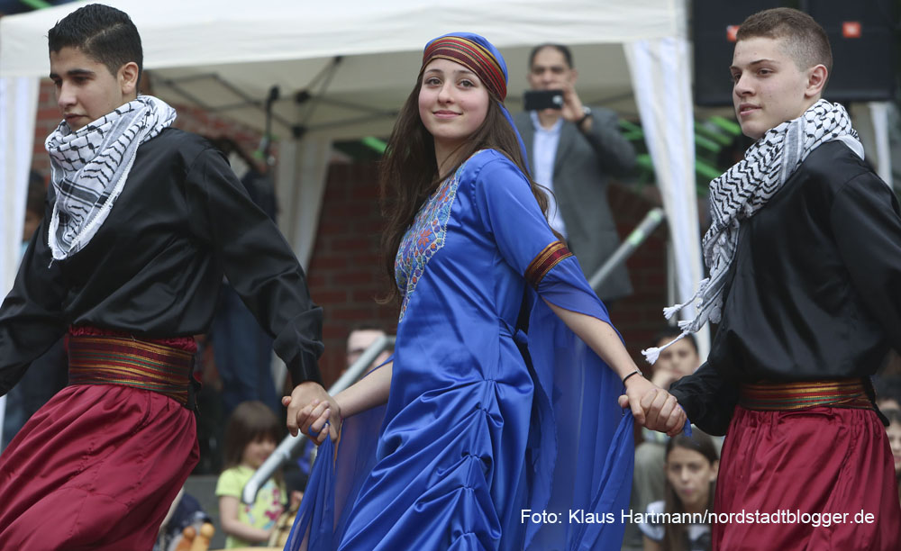 Tanzfolk 2014 am Dietrich-Keuning-Haus. Palestinesischer Tanz