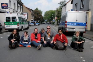 Zahlreiche Proteste von BlockaDO gab es gegen den Neonazi-Aufmarsch in Westerfilde.