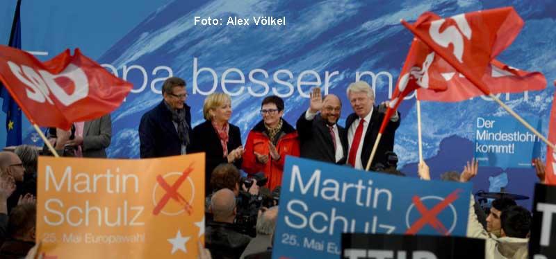 SPD-Wahlkampf-Veranstaltung mit Martin Schulz und Hannelore Kraft in Dortmund