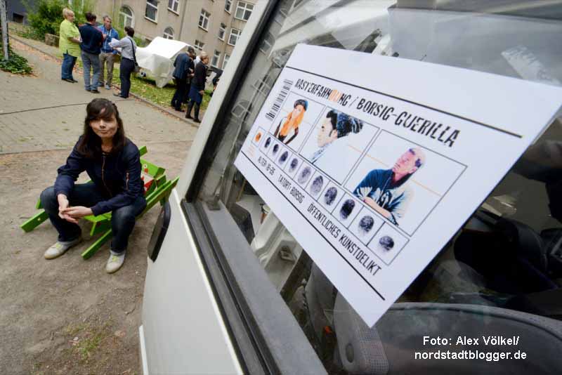 Angela Ljiljanic von Borsig11 stellt die "Borsig-Guerilla" auf die Beine.