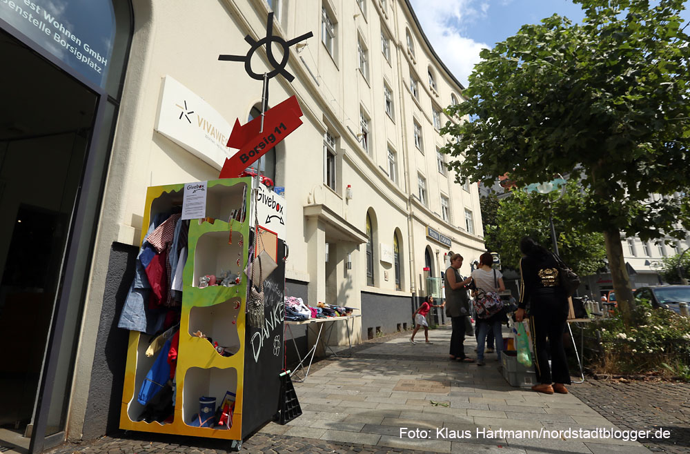 Borsig 11 präsentiert mobile Givebox am Borsigplatz