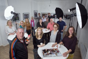 Das Projektteam des Fotobuchs: Wir Echt Nordstadt! Foto: Dietmar Wäsche