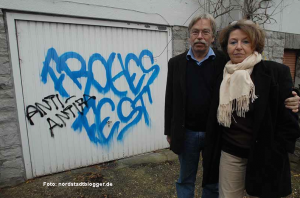 Wolfgang und Ula Richter sind bereits mehrfach Ziel von Neonzazi-Attacken gewesen.