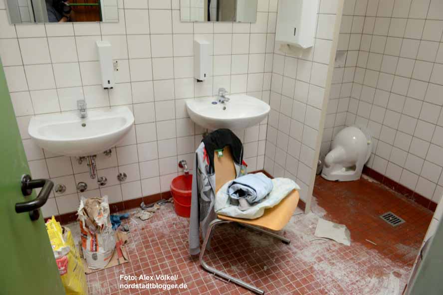 Im Dietrich-Keuning-Haus laufen die letzten Aufräum- und Sanierungsarbeiten.