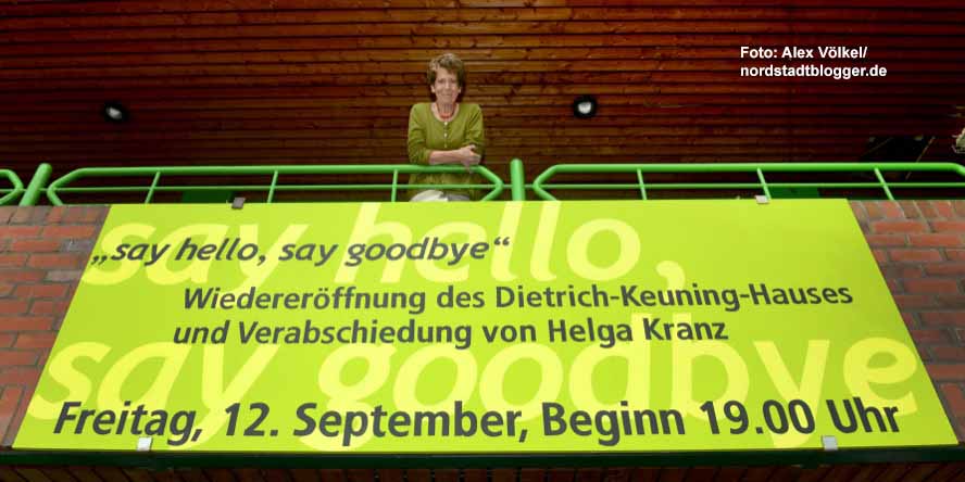 Am Freitag wird Helga Kranz, die langjährige Leiterin des Deitrich-Keuning-Hauses, verabschiedet.