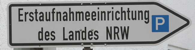 Erstaufnahmeeinrichtung des Landes NRW in Hacheney