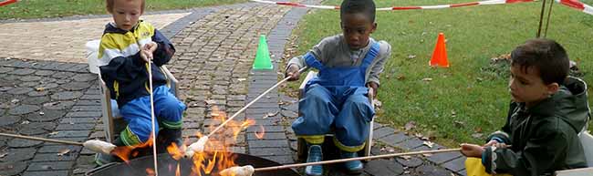 Anlässlich des Weltkindertages fand ein Kinderfest nur für die Kinder des Familienzentrums Yorckstraße statt.