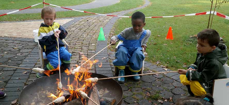 Anlässlich des Weltkindertages fand ein Kinderfest nur für die Kinder des Familienzentrums Yorckstraße statt.