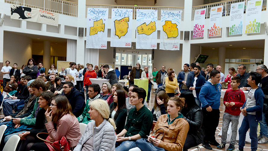 Pottwahl - Jugendforum im Rathaus mit OB-Speed-Dating