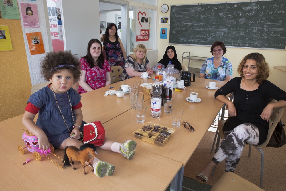 Fototermin "Internationales Frauensprachcafé". Foto: Dietmar Wäsche